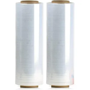 Stretch folie mit 1600ft 500% Stretch Clear Cling Langlebige Haft verpackung Bewegliche Verpackung Hochleistungs-Schrumpf folie