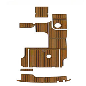 Plancher en bois moderne pour extérieur Wellcraft 2600 Martinique 2001, revêtement en teck EVA antidérapant pour yachts et bateaux, best-seller sur eBay - Product Image 3