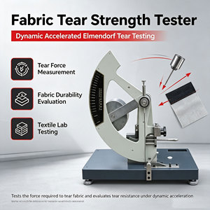 Testeur de déchirure textile de type pendule, taille d'échantillon 100*63mm, dispositif de <span class=keywords><strong>mesure</strong></span> de la <span class=keywords><strong>force</strong></span> de déchirure des tissus - Product Image 3