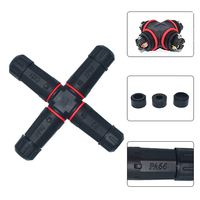 Dernier modèle 2026 Connecteur de raccordement électrique circulaire étanche 4 voies 3 broches en Nylon PA66, Laiton et Silicone, Norme IP68
