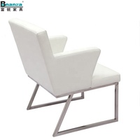 Meubles de bureau de luxe en cuir blanc, canapé, design, allemagne