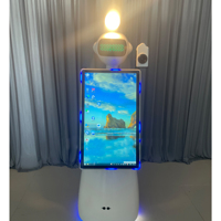 Nouveauté : Robot Photobooth Magique - Télécommande, Compatible DSLR, Écran Tactile 32'', Idéal pour les Fêtes