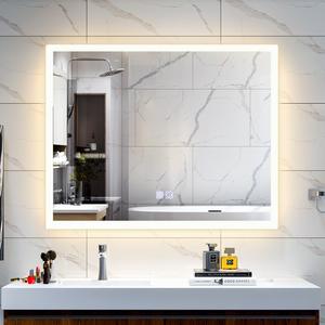 Espejo de Maquillaje Profesional de Alta Calidad con Luces para Mesa de Cosméticos, Espejo de Vanidad Inteligente con Luz Regulable de 3 Colores - Product Image 1