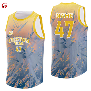 Camiseta de Baloncesto Personalizada para Hombre, Diseño Original con Nombre y Número Impresos, Camiseta Deportiva sin Mangas para Jóvenes, Sublimación Digital, Z-1669 - Product Image 1