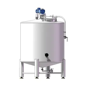 Réservoirs de mélange de l'acier inoxydable 2500L revêtus et isolés pour tous les types de liquides