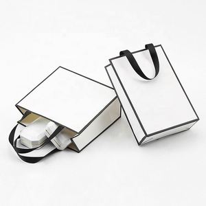 Sacs à bijoux blancs recyclés avec logo - Product Image 5