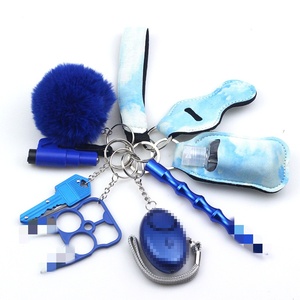 도매 10개 세트 클래식 여성용 자기 방어 합금 열쇠고리 경량 대량 액세서리 - Product Image 5