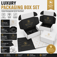 Cajas de Embalaje Personalizadas en Blanco y Negro con Logotipo UV, Laminación Mate, Cajas de Envío Corrugadas, Caja de Cartón Corrugado para Ropa