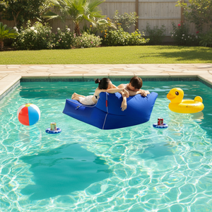 Modern Waterproof Fabric Floating <strong>Bean</strong> <strong>Bag</strong> <strong>Bed</strong> &amp; Chair for Outdoor Swimming Pool Use - Product Image 2