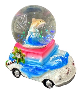 Souvenir Gifts Custom Resin Sports <strong>Golf</strong> <strong>Globe</strong> Game Water Snow <strong>Ball</strong> 100Mm For Decoration - Product Image 3