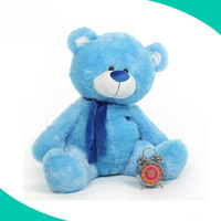 Vente en gros d'ours en peluche doux avec boîte vocale à ficelle enregistrable pour la musique personnalisée