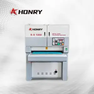 Honry RR1000 Stahl-Entkaufsmaschine cnc Rotationsschleifmaschine Poliermaschine zum Metalllaserschneiden