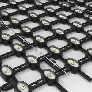 Publicité Toile de fond architecturale LED Spot Light Flexible Transparent Rideau LED Mesh Écran Affichage Led Grille Écran P3 Texte - Product Image 2