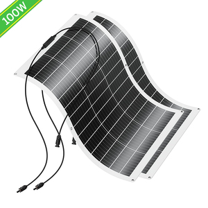 แผงโซลาร์เซลล์แบบพกพา 200W ชนิดโมโนคริสตัลไลน์ ยืดหยุ่นได้ ประสิทธิภาพ 23.5% 12V/24V น้ำหนักเบา งอได้ กันน้ำ ติดตั้งได้ - Product Image 2