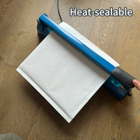 Nappe jetable populaire sans plastique, imperméable, résistante à l'huile, thermoscellable, biodégradable, écologique en papier kraft