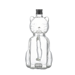 Botella de Vidrio para Vino de 300 ml, Licor Hecho a Mano, Jarra de Whisky Americana, Decantador - Product Image 3