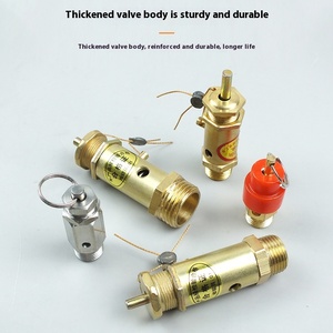 Válvula de seguridad neumática tipo resorte para compresores de aire, accesorios para calderas y generadores, válvula de bola para tanques de agua y gas de 1/4, 3/8 y 1/2 pulgada - Product Image 3