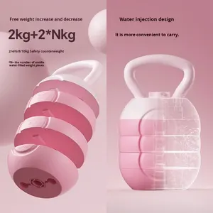 Kettlebells ajustables <span class=keywords><strong>pour</strong></span> la remise en forme à domicile, <span class=keywords><strong>exercices</strong></span> <span class=keywords><strong>pour</strong></span> aplatir le <span class=keywords><strong>ventre</strong></span> et <span class=keywords><strong>perdre</strong></span> <span class=keywords><strong>du</strong></span> poids, musculation, haltères, entraînement <span class=keywords><strong>de</strong></span> force, remise en forme - Product Image 3