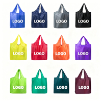 Sacs de courses de marque réutilisables avec logos, sacs de courses pliables personnalisés pour les voyages, promotion publicitaire DIY, cadeau