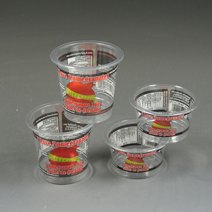Tazas desechables de plástico de colores respetuosas con el medio ambiente, taza con logotipo de <span class=keywords><strong>emporter</strong></span>, venta al por mayor - Product Image 4