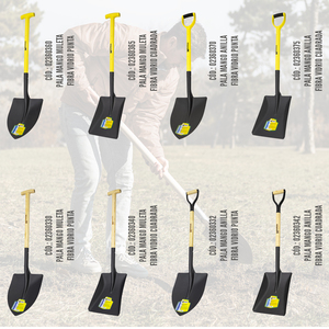 พลั่วด้ามไม้ ด้ามแหลม รุ่น Crutch 502/3 - Product Image 5