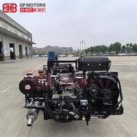 Chasis de autobús de motor trasero de alta calidad para autobús urbano y autocar, marco de acero robusto con tren motriz confiable