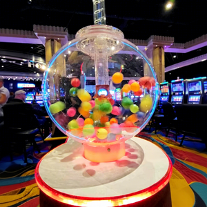 Machine à bingo chanceuse avec des boules de bingo ; loterie amusante, Powerball, Keno - Product Image 1