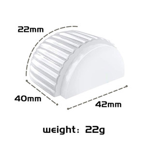 Bouchon de <span class=keywords><strong>porte</strong></span> en caoutchouc rond mignon en forme de coquille transparente bouchon de <span class=keywords><strong>porte</strong></span> mignon décoratif bouchon de <span class=keywords><strong>porte</strong></span> de garde-robe <span class=keywords><strong>coulissante</strong></span> - Product Image 6
