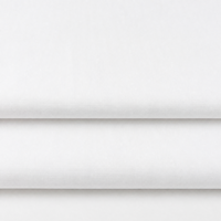 Tissu de percale tissée 40S/40S 133*100 en coton uni, durable et respirant, pour literie d'hôtel, de complexe hôtelier et de chambre d'hôtes.