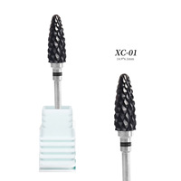 Ensemble de 5 embouts de ponceuse à ongles en carbure de tungstène professionnels pour ongles en acrylique et nettoyage des cuticules