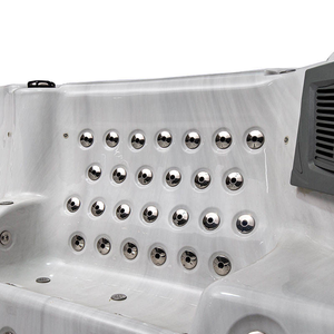 <span class=keywords><strong>Bain</strong></span> <span class=keywords><strong>à</strong></span> <span class=keywords><strong>remous</strong></span> extérieur compact pour 2 personnes, design <span class=keywords><strong>nordique</strong></span>, rond, avec chauffage <span class=keywords><strong>à</strong></span> économie d'énergie - Product Image 4