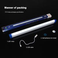 Lampe d'urgence pour panne de courant à domicile Lampe à tube led rechargeable portable pour camping en plein air