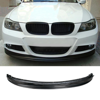 Bumper depan serat karbon 2009-2011 AK, Lip Spoiler depan untuk BMW 3 Series E90 MT Carbon Lip