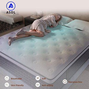 Colchón de Látex Natural al por Mayor, Colchón de Espuma Viscoelástica con Resorte Comprimido, Tejido de Masaje Cómodo, Colchón de Gel Sólido, Tamaño King y Queen - Product Image 4