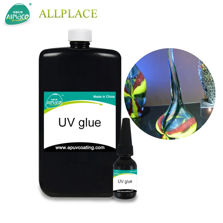 ग्लास यूवी गोंद यूवी इलाज स्पष्ट रंग चिपकने वाला चिपकने वाला गोंद के लिए ग्लास