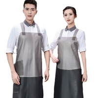 Tablier tissé épaissi résistant à l'huile résistant aux alcalis acides pour usine alimentaire cuisine boucherie aquatique Restaurant Bar uniformes