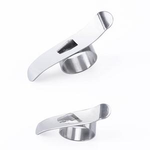 Vente directe usine : Éplucheur de pamplemousse en acier inoxydable avec anneau et design escargot, écologique - Product Image 2