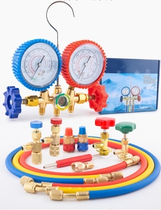 エアコン圧力ゲージカーフッ素添加セットR134a冷媒デジタル圧力ゲージ - Product Image 4