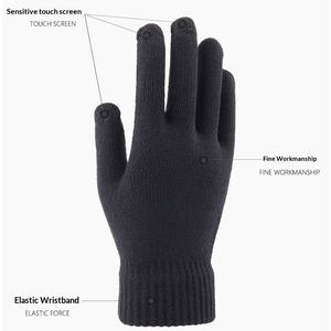 New Winter <strong>Touch</strong> <strong>Screen</strong> Plus Thickened Cold-Proof And Warm Knitted <strong>Gloves</strong> For Running Driving Hiking - Product Image 4