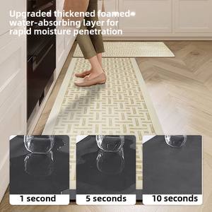 Pour <span class=keywords><strong>Amazon</strong></span> <span class=keywords><strong>tapis</strong></span> de sol de <span class=keywords><strong>cuisine</strong></span> spécial transfrontalier Wabi-Sabi vent absorbant l'eau boue de diatomée absorbant l'huile <span class=keywords><strong>tapis</strong></span> de <span class=keywords><strong>cuisine</strong></span> antidérapant - Product Image 4