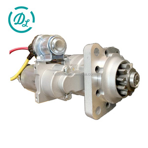 ชุดสตาร์ท EexcavaStart 24V 11T 6.0KW สำหรับเครื่องยนต์ YC4100 YC6108 1PQ608 รถบรรทุกหนัก QDJ2660F 1PQ608-3708010 รับประกัน 1 ปี - Product Image 1