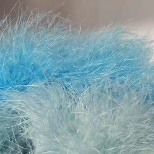 Vente en gros bon marché Fluffy 10g 2 mètres de long boas colorés en plumes de marabout de dinde pour les décorations de fête habillées chaussures de marabout - Product Image 4