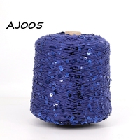 100% Cotton Yarn Knitting 3MM+6MM Wholesale Sequins Crochet Yarns for Machine