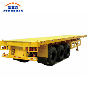 2/<span class=keywords><strong>3</strong></span> eje 30-60 toneladas plataforma plana Semi remolque contenedor - Product Image 5