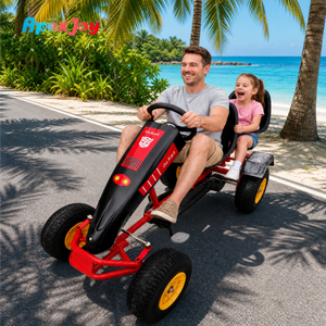Kart à pédales Go Pedal Duo-2 places, kart familial <span class=keywords><strong>tandem</strong></span> pour adultes, sans entretien, pour location en parc d'attractions commercial - Product Image 1