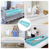 Baignoire gonflable médicale pliable en plastique pour personnes handicapées