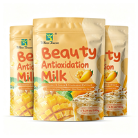 Poudre de Lait Minceur au Collagène avec Extrait de Goyave et Pamplemousse Saveur Mangue – Boisson Instantanée Éclatante pour une Peau Belle et Éclaircie