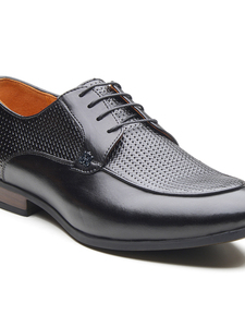 Zapatos de oficina con cordones de cuero genuino premium para hombre, zapatos clásicos formales de negocios, calzado cómodo para bodas, venta al por mayor. - Product Image 1