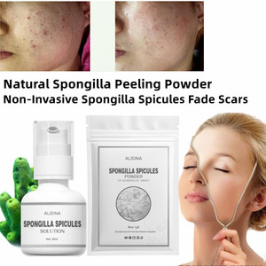 OEM Natürliches Spongilla-Peeling-Pulver Nicht-Invasives Spongilla-Spiculae-Peeling zur Narbenreduzierung Professioneller Kollagen-Booster Gesichtspeeling - Product Image 1