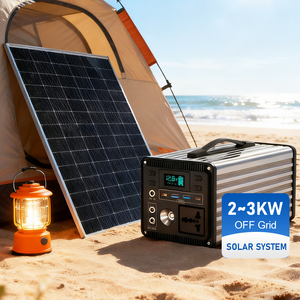 เครื่องกำเนิดไฟฟ้าพลังงานแสงอาทิตย์ 400W 220V แบตเตอรี่ LiFePO4 พร้อมพอร์ตจั๊มสตาร์ท อินเวอร์เตอร์คลื่นไซน์บริสุทธิ์ ขนาดกะทัดรัด พกพาสะดวก เหมาะสำหรับกิจกรรมกลางแจ้ง เช่น ตกปลา - Product Image 2